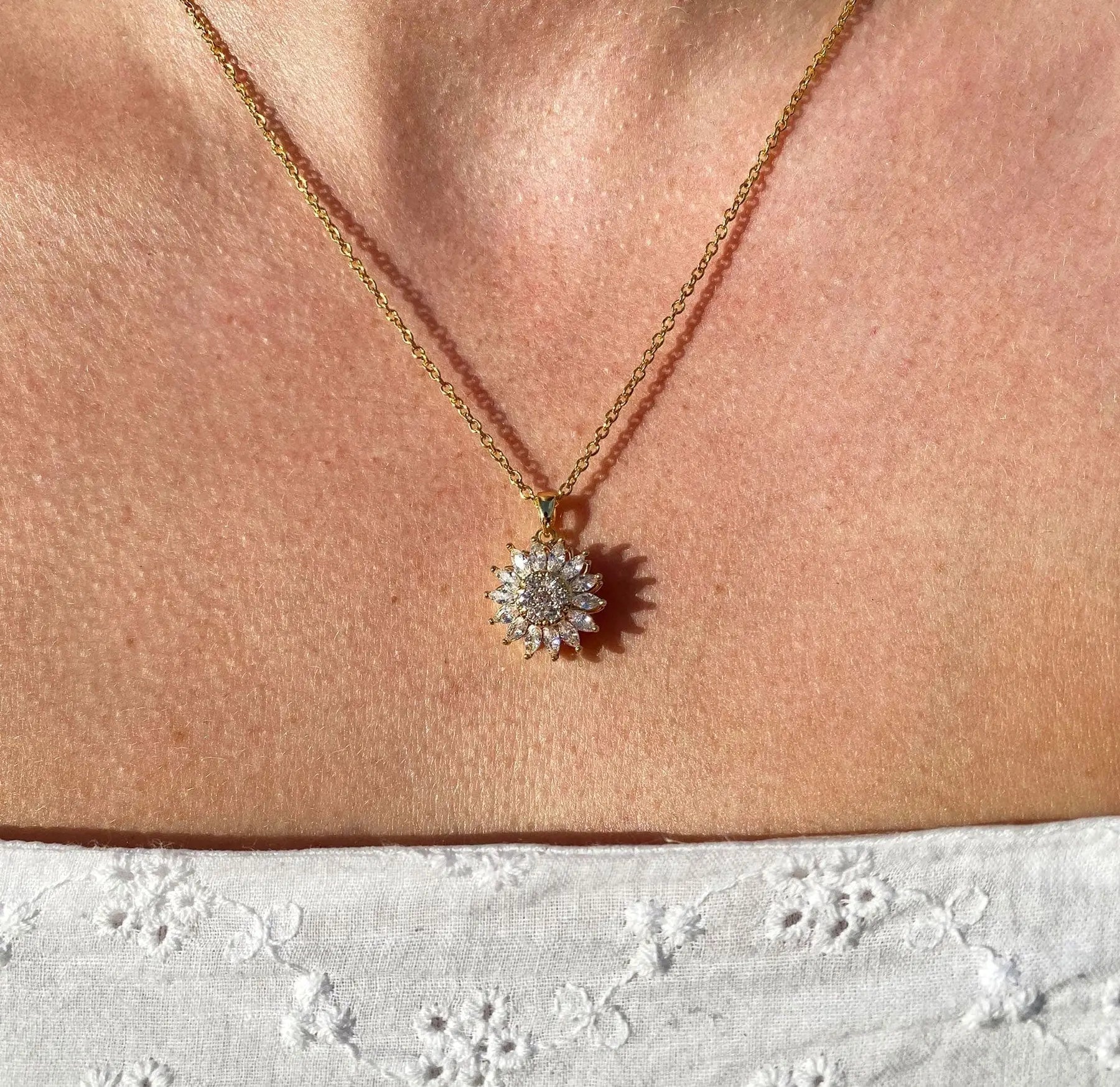 Collier et bague anti-inquiétude Sun Spinner so rings